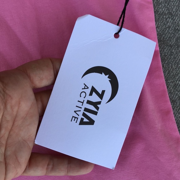 NWT! - ZYIA Active Pink South Beach Tank Top - Picture 5 of 9